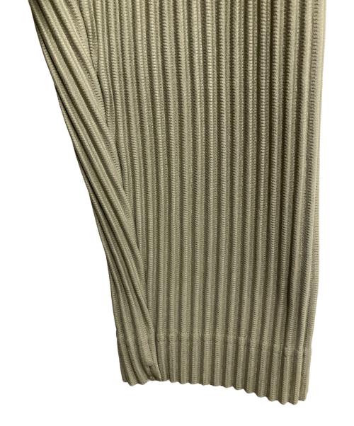 HOMME PLISSE ISSEY MIYAKE（オム プリッセ イッセイ ミヤケ）HOMME PLISSE ISSEY MIYAKE (オム プリッセ イッセイ ミヤケ) TAILORED PLEATS 2/プリーツコート グリーン サイズ:3の古着・服飾アイテム