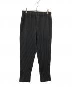 HOMME PLISSE ISSEY MIYAKEオム プリッセ イッセイ ミヤケ）の古着「WOOL LIKE LIGHT/プリーツパンツ」｜グレー