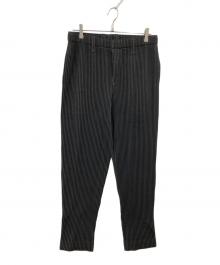 HOMME PLISSE ISSEY MIYAKE（オム プリッセ イッセイ ミヤケ）の古着「WOOL LIKE LIGHT/プリーツパンツ」｜グレー