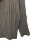 中古・古着 HOMME PLISSE ISSEY MIYAKE (オム プリッセ イッセイ ミヤケ) WOOL LIKE LIGHT/プリーツジャケット グレー サイズ:3：45000円