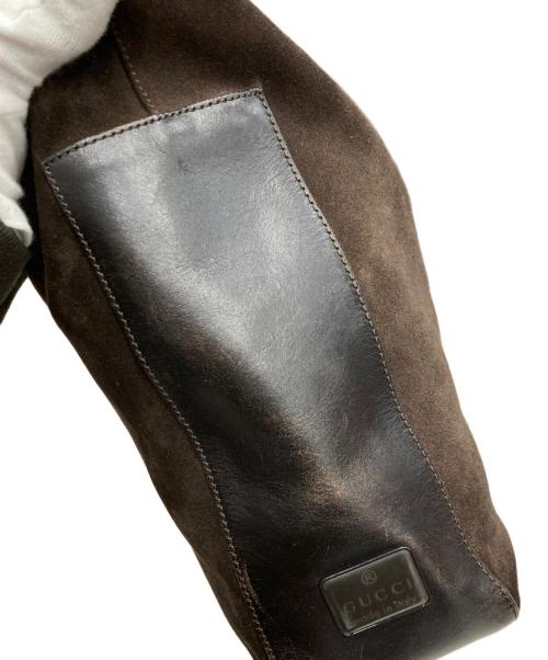 GUCCI（グッチ）GUCCI (グッチ) スウェードワンショルダーバッグ/ショルダーバッグ ブラウンの古着・服飾アイテム