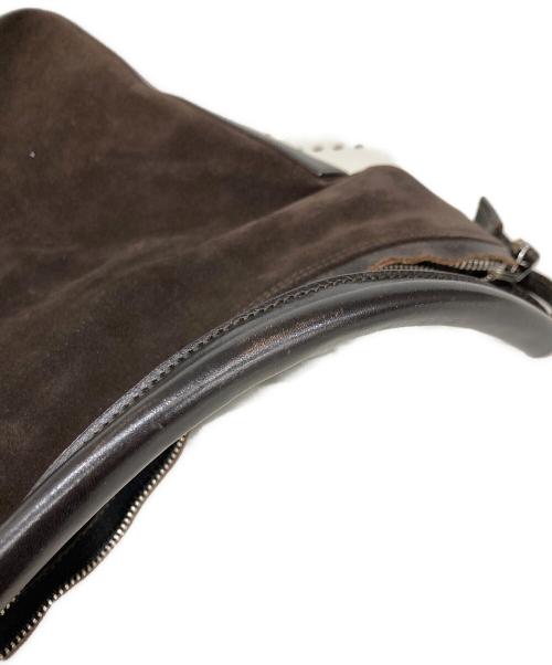 GUCCI（グッチ）GUCCI (グッチ) スウェードワンショルダーバッグ/ショルダーバッグ ブラウンの古着・服飾アイテム