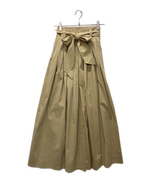 LAUREN RALPH LAUREN（ローレンラルフローレン）LAUREN RALPH LAUREN (ローレンラルフローレン) ロングスカート ベージュの古着・服飾アイテム