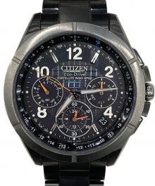 CITIZEN（シチズン）の古着「ATTESA/アテッサ 腕時計」｜ブラック