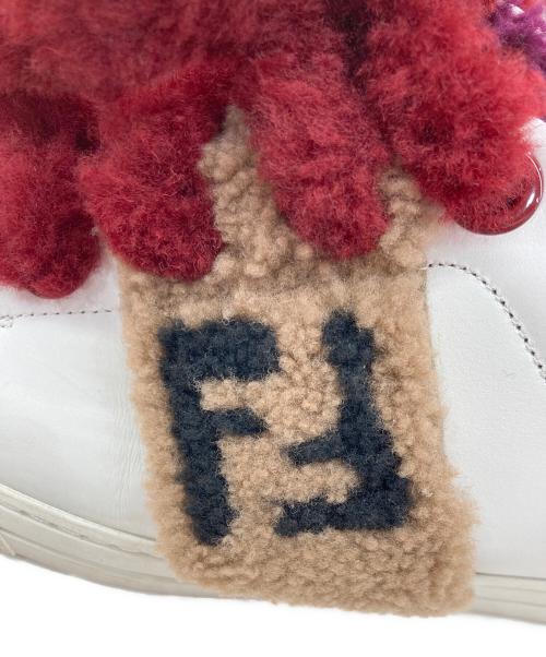 FENDI（フェンディ）FENDI (フェンディ) ボアスニーカー ホワイト サイズ:38の古着・服飾アイテム