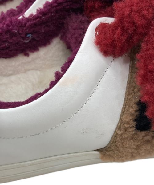 FENDI（フェンディ）FENDI (フェンディ) ボアスニーカー ホワイト サイズ:38の古着・服飾アイテム