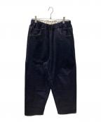 tamaki niimeタマキ ニイメ）の古着「ステッチデニムパンツ」｜インディゴ