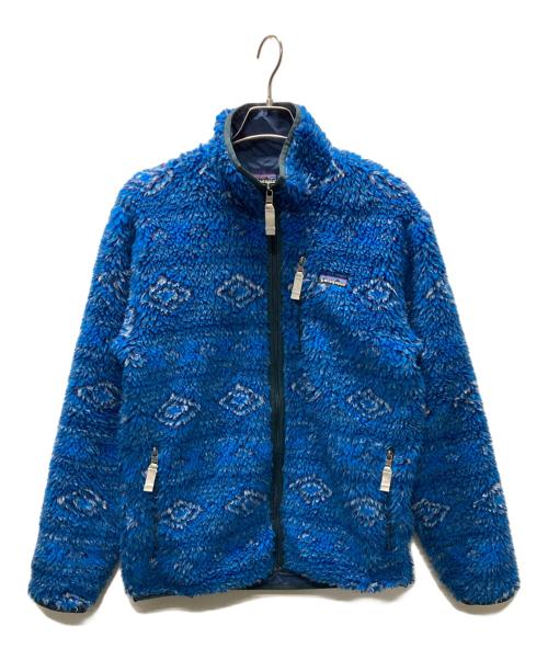 Patagonia（パタゴニア）Patagonia (パタゴニア) Classic Retro-X Cardigan/ブルズアイ柄フリースジャケット ブルー サイズ:Mの古着・服飾アイテム