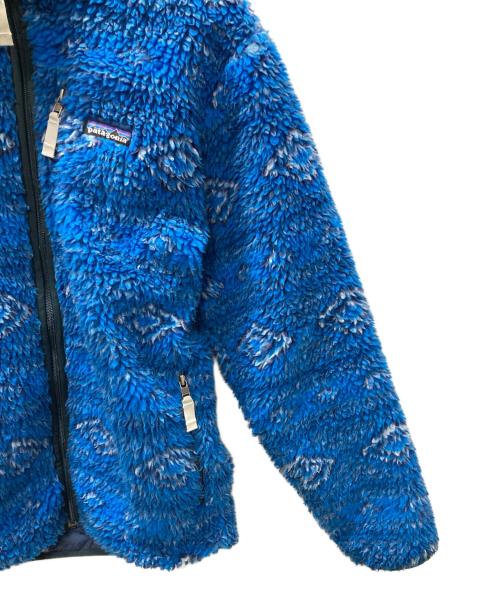 Patagonia（パタゴニア）Patagonia (パタゴニア) Classic Retro-X Cardigan/ブルズアイ柄フリースジャケット ブルー サイズ:Mの古着・服飾アイテム