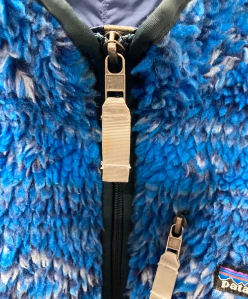 Patagonia（パタゴニア）Patagonia (パタゴニア) Classic Retro-X Cardigan/ブルズアイ柄フリースジャケット ブルー サイズ:Mの古着・服飾アイテム