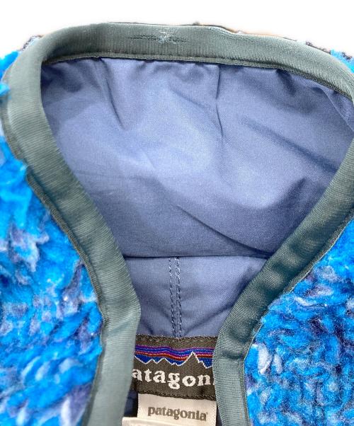 Patagonia（パタゴニア）Patagonia (パタゴニア) Classic Retro-X Cardigan/ブルズアイ柄フリースジャケット ブルー サイズ:Mの古着・服飾アイテム