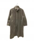 UNITED ARROWSユナイテッドアローズ）の古着「リバースタンドカラーコート」｜ベージュ