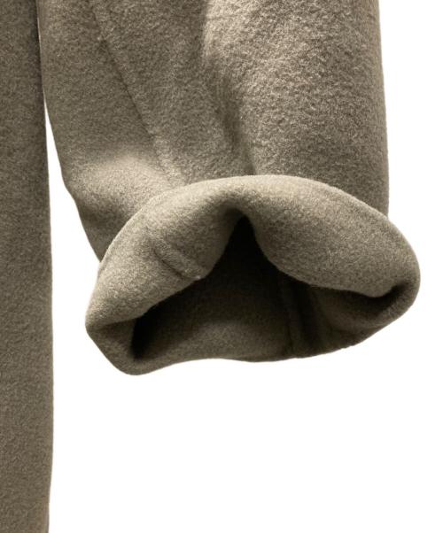 UNITED ARROWS（ユナイテッドアローズ）UNITED ARROWS (ユナイテッドアローズ) リバースタンドカラーコート ベージュ サイズ:36の古着・服飾アイテム