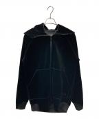 Y-3ワイスリー）の古着「VELVET FULL ZIP HOODIE」｜ブラック