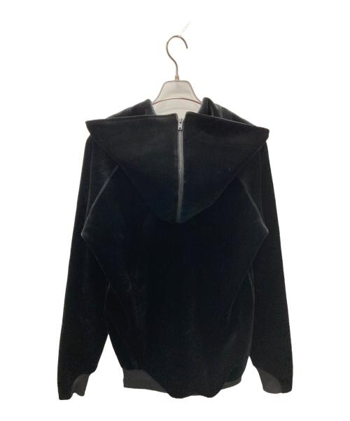 Y-3（ワイスリー）Y-3 (ワイスリー) VELVET FULL ZIP HOODIE ブラック サイズ:2xsの古着・服飾アイテム