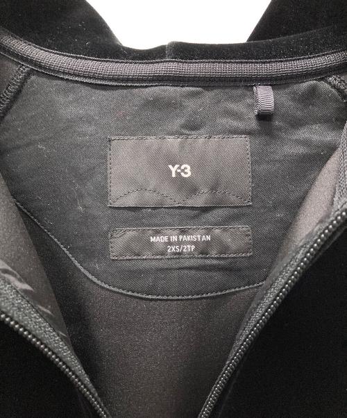 Y-3（ワイスリー）Y-3 (ワイスリー) VELVET FULL ZIP HOODIE ブラック サイズ:2xsの古着・服飾アイテム