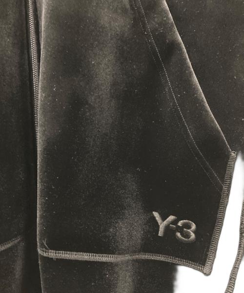 Y-3（ワイスリー）Y-3 (ワイスリー) VELVET FULL ZIP HOODIE ブラック サイズ:2xsの古着・服飾アイテム