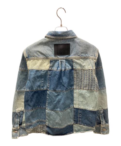 MARC JACOBS（マークジェイコブズ）MARC JACOBS (マークジェイコブズ) パッチワークデニムジャケット インディゴ サイズ:ｓの古着・服飾アイテム