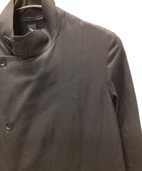 GROUND Y（グラウンドワイ）GROUND Y (グラウンドワイ) ウールギャバジンスタンドカラーコート ブラック サイズ:１の古着・服飾アイテム