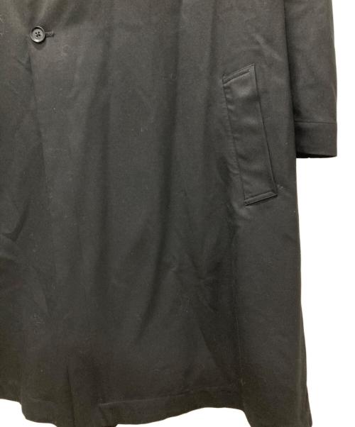 GROUND Y（グラウンドワイ）GROUND Y (グラウンドワイ) ウールギャバジンスタンドカラーコート ブラック サイズ:１の古着・服飾アイテム