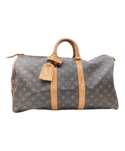 LOUIS VUITTON（ルイ ヴィトン）LOUIS VUITTON (ルイ ヴィトン) キーポル45 トラベルバッグ ブラウンの古着・服飾アイテム