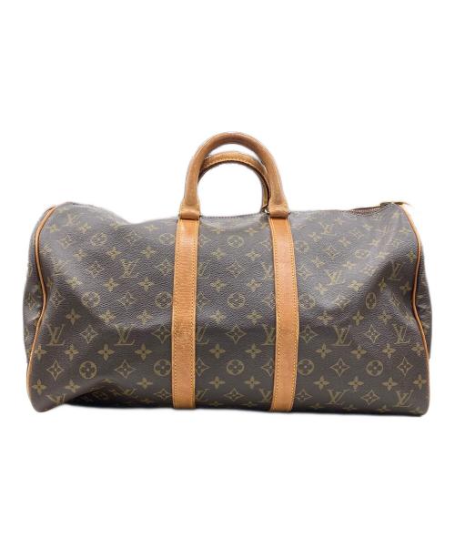 LOUIS VUITTON（ルイ ヴィトン）LOUIS VUITTON (ルイ ヴィトン) キーポル45 トラベルバッグ ブラウンの古着・服飾アイテム