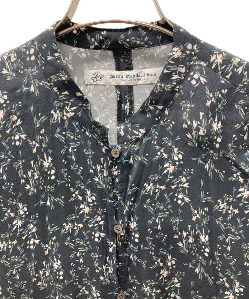 journal standard luxe（ジャーナルスタンダード ラックス）journal standard luxe (ジャーナルスタンダード ラックス) フラワー ampleプルワンピース ブラック サイズ:不明の古着・服飾アイテム