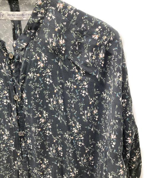 journal standard luxe（ジャーナルスタンダード ラックス）journal standard luxe (ジャーナルスタンダード ラックス) フラワー ampleプルワンピース ブラック サイズ:不明の古着・服飾アイテム