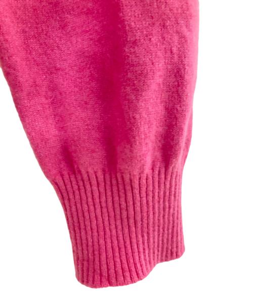 sacai（サカイ）sacai (サカイ) MADSAKI (マドサキ) Embroidery Knit Pullover ピンク サイズ:2の古着・服飾アイテム