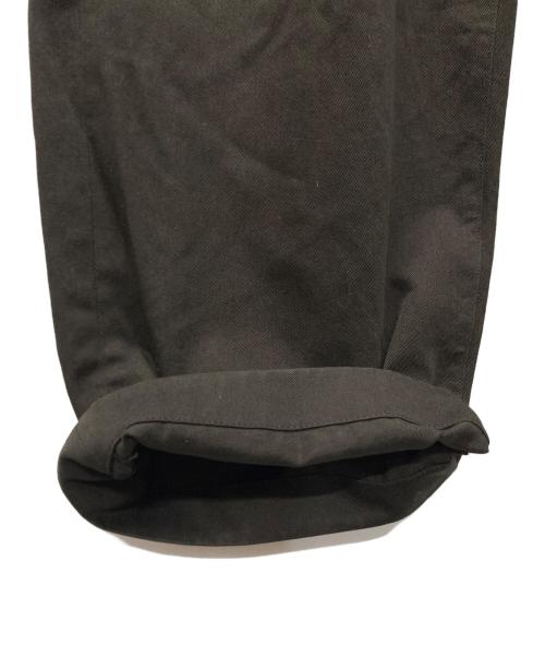 ULTERIOR（アルテリア）ULTERIOR (アルテリア) WASHED VINTAGE TWILL TUCKED PANTS ブラウン サイズ:3の古着・服飾アイテム