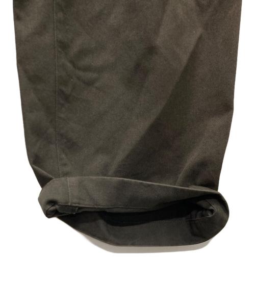 ULTERIOR（アルテリア）ULTERIOR (アルテリア) WASHED VINTAGE TWILL TUCKED PANTS ブラウン サイズ:3の古着・服飾アイテム