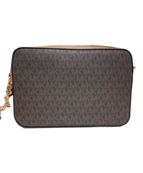 MICHAEL KORS（マイケル・コース）MICHAEL KORS (マイケル・コース) ショルダーバッグ ブラウンの古着・服飾アイテム