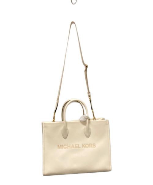 MICHAEL KORS（マイケル・コース）MICHAEL KORS (マイケル・コース) MIRELLA/2WAYトートバッグ アイボリー 未使用品の古着・服飾アイテム