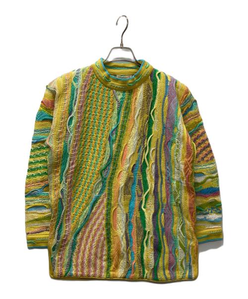 Coogi（クージー）Coogi (クージー) 90s3Dニット イエロー サイズ:SS 未使用品の古着・服飾アイテム