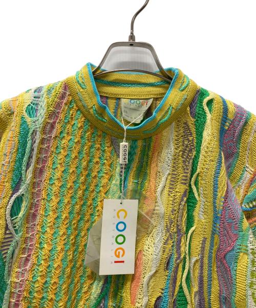 Coogi（クージー）Coogi (クージー) 90s3Dニット イエロー サイズ:SS 未使用品の古着・服飾アイテム