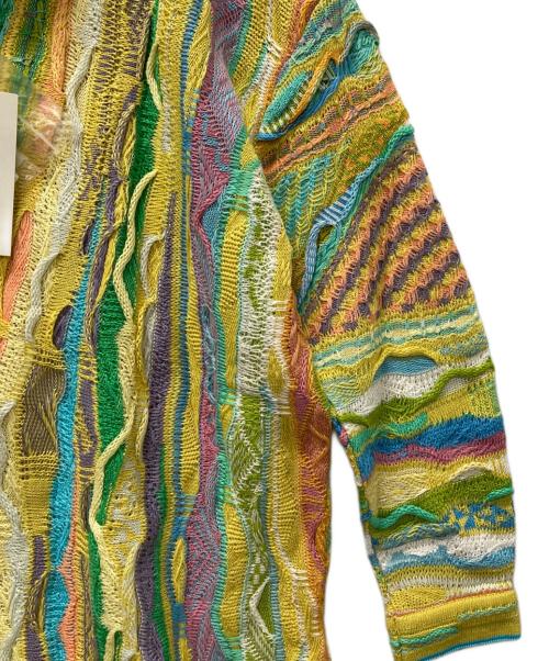 Coogi（クージー）Coogi (クージー) 90s3Dニット イエロー サイズ:SS 未使用品の古着・服飾アイテム