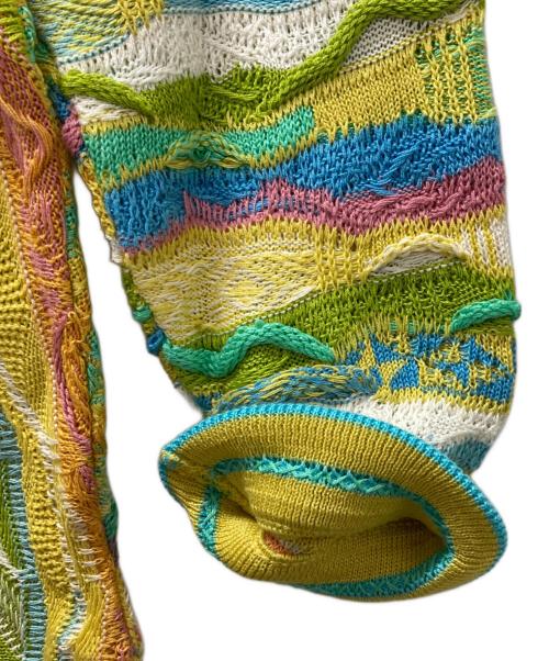 Coogi（クージー）Coogi (クージー) 90s3Dニット イエロー サイズ:SS 未使用品の古着・服飾アイテム