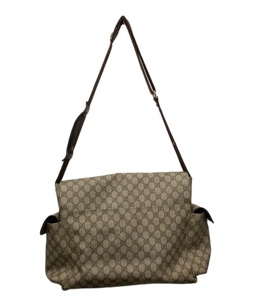 GUCCI（グッチ）GUCCI (グッチ) GG総柄マザーズバッグ/ショルダーバッグ ベージュの古着・服飾アイテム