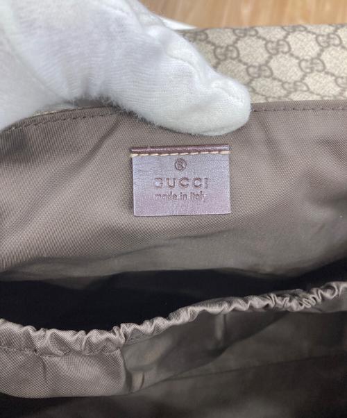 GUCCI（グッチ）GUCCI (グッチ) GG総柄マザーズバッグ/ショルダーバッグ ベージュの古着・服飾アイテム