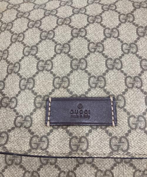 GUCCI（グッチ）GUCCI (グッチ) GG総柄マザーズバッグ/ショルダーバッグ ベージュの古着・服飾アイテム