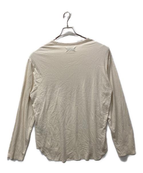 MARKA（マーカ）MARKA (マーカ) ROUND HEM CREW NECK/長袖シルクカットソー アイボリー サイズ:2の古着・服飾アイテム