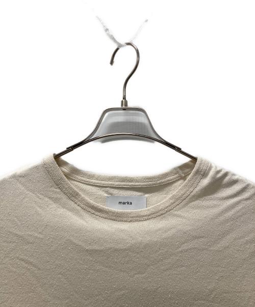 MARKA（マーカ）MARKA (マーカ) ROUND HEM CREW NECK/長袖シルクカットソー アイボリー サイズ:2の古着・服飾アイテム