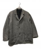 MARKAWAREマーカウェア）の古着「COMFORT BLAZER CASHMERE FLANNEL/カシミヤテーラードジャケット」｜グレー
