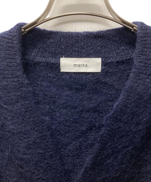 MARKA（マーカ）MARKA (マーカ) キッドモヘアニットカーディガン ネイビー サイズ:2の古着・服飾アイテム