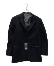 BEAMS F（ビームスエフ）の古着「CANONICO ヘリンボーン ジャケット」｜ブラック