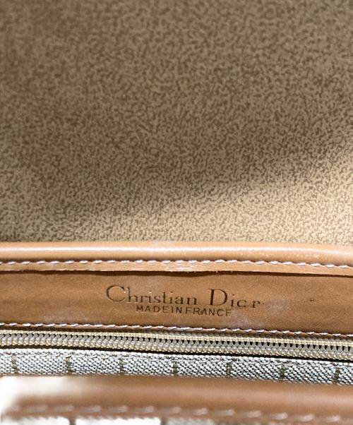 Christian Dior（クリスチャン ディオール）Christian Dior (クリスチャン ディオール) ハニカム柄ショルダーバッグ ブラウンの古着・服飾アイテム