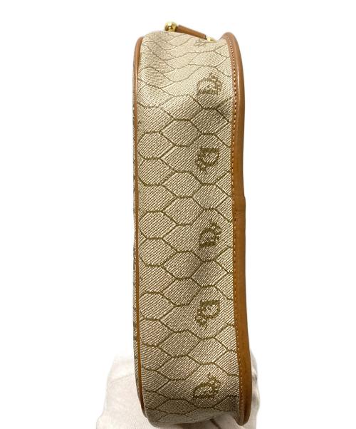 Christian Dior（クリスチャン ディオール）Christian Dior (クリスチャン ディオール) ハニカム柄ショルダーバッグ ブラウンの古着・服飾アイテム