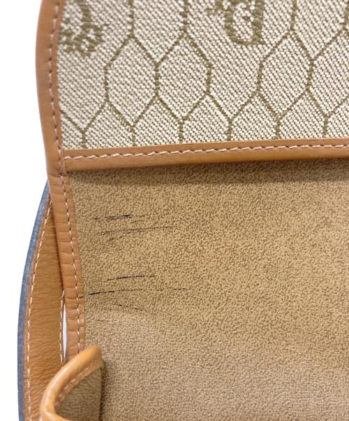 Christian Dior（クリスチャン ディオール）Christian Dior (クリスチャン ディオール) ハニカム柄ショルダーバッグ ブラウンの古着・服飾アイテム