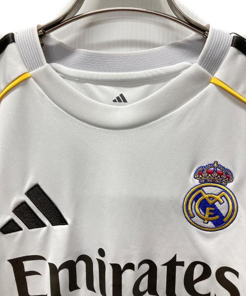 adidas（アディダス）adidas (アディダス) 25/26 長袖ホームユニフォーム ホワイト サイズ:Lの古着・服飾アイテム