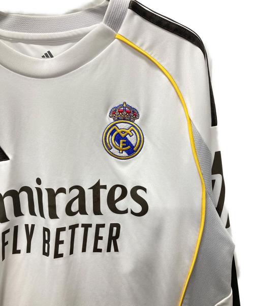 adidas（アディダス）adidas (アディダス) 25/26 長袖ホームユニフォーム ホワイト サイズ:Lの古着・服飾アイテム